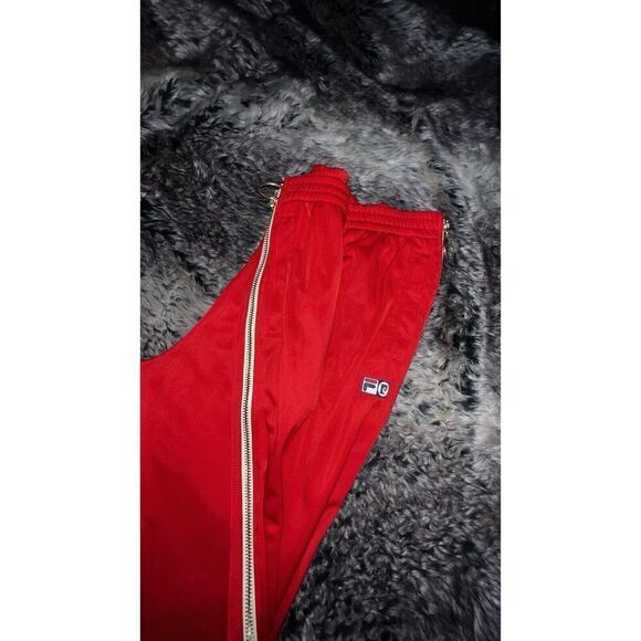 Fila x Pierre Cardin Urban Outfitters Red Track Pants in Size Large,unisex - Picture 12 of 14